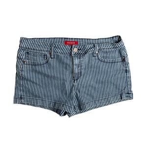 Guess Striped Shorts Women Size 30